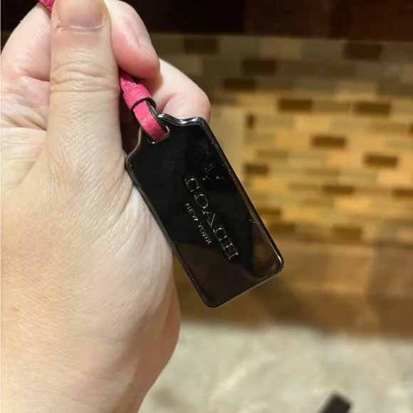 New Coach Pink Bag Hang Tag - Picture 3 of 3